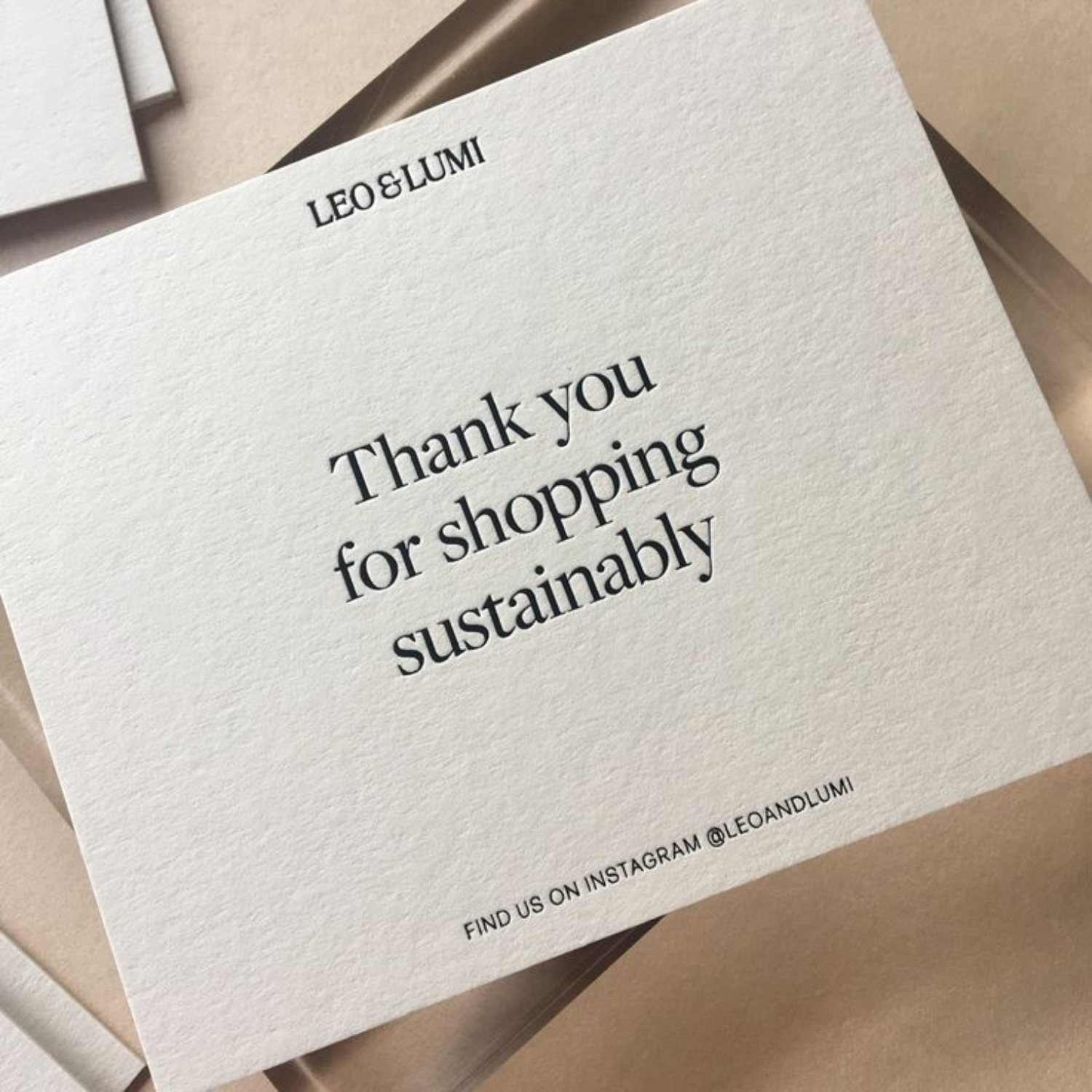 Thank You Card